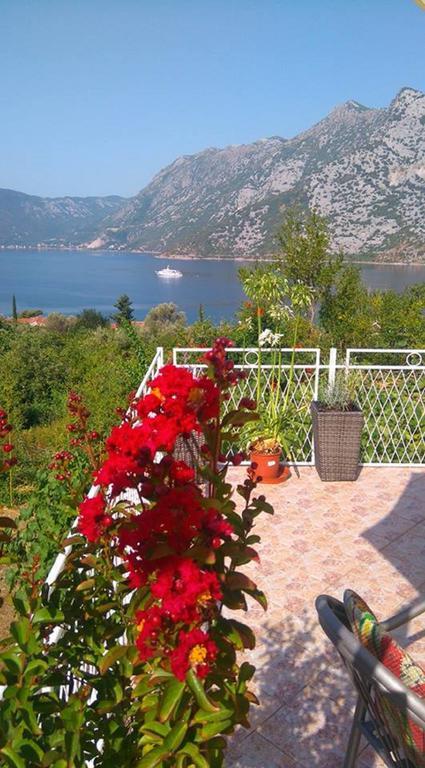 Apartment Rose Garden Risan Bagian luar foto